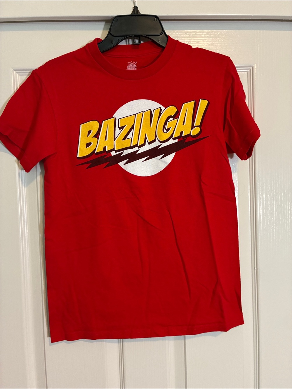 Ripple Junction Red 'BAZINGA!' Short Sleeve Graphic Tee